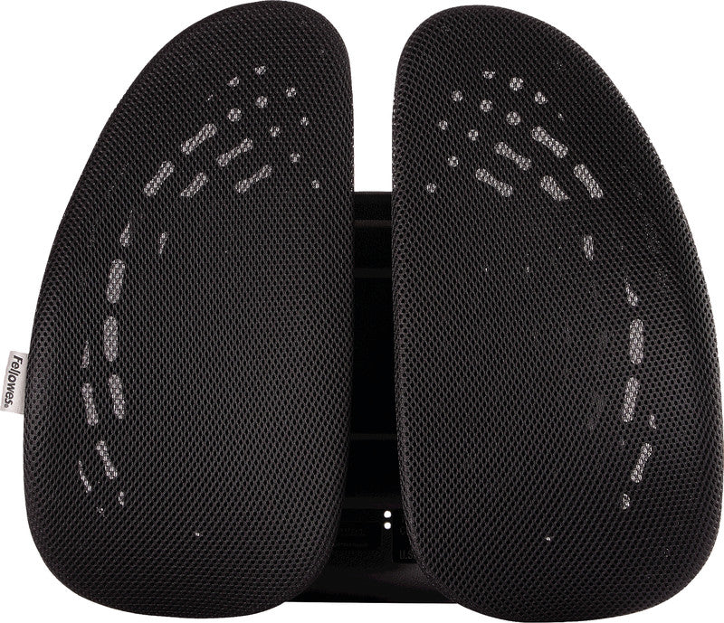 Fellowes Rückenstütze Back Angel – 42×13×39 cm, höhenverstellbar 14–23 cm, schwarz