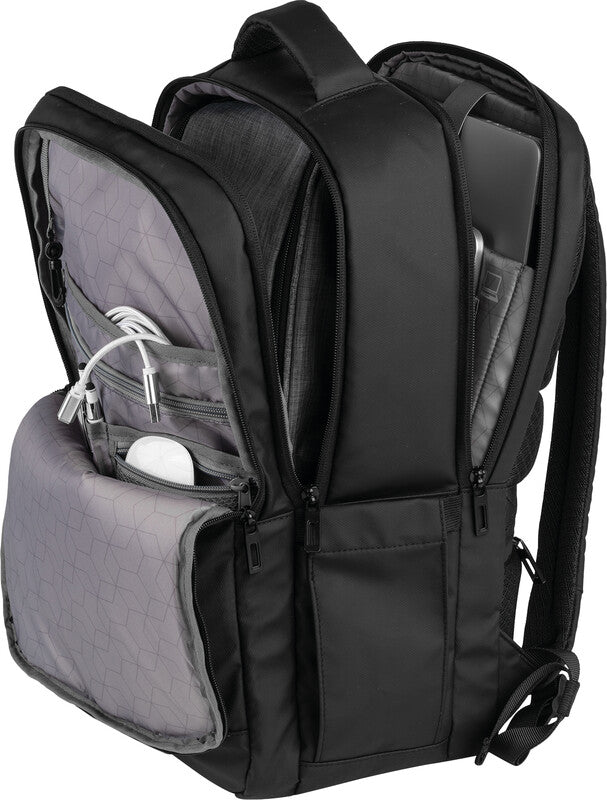 Bestway Business Pro Notebook-Rucksack – 23 l, wasserabweisend, Aufsteckfunktion, Kunststoff, schwarz