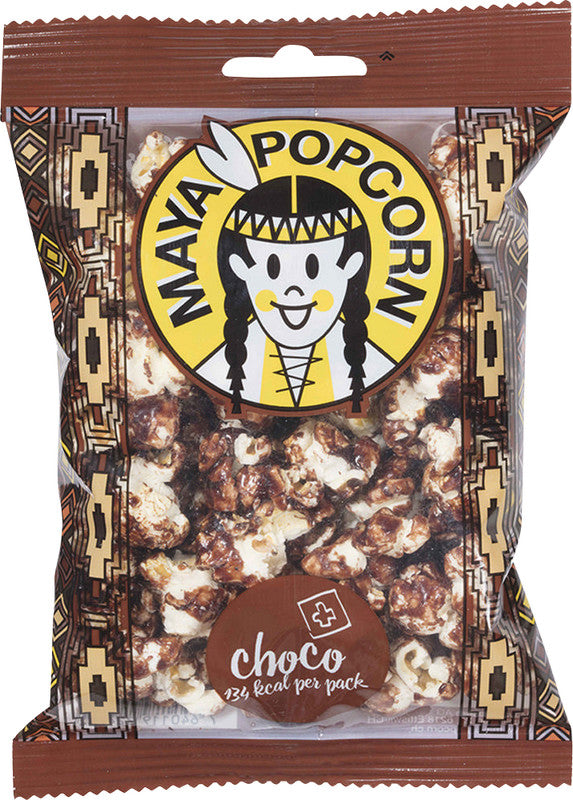 Maya Popcorn Schokolade – 16 × 33 g – Pilzförmig