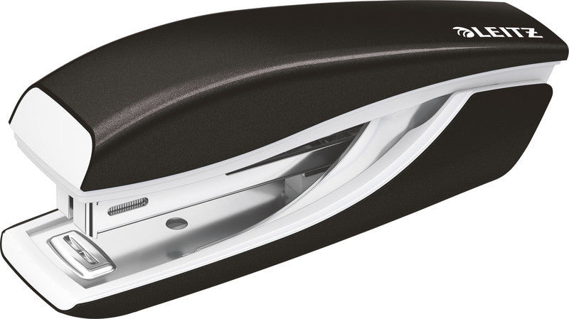 Leitz NeXXt 5528 – Hefter, 10 Blatt, für Nr. 10, mit Klammernentferner, Einlegetiefe 35 mm, schwarz