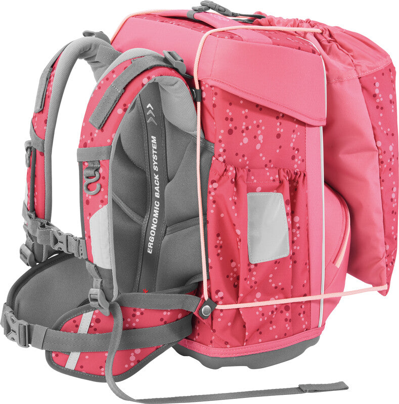 Step by Step Schulrucksack-Set – 4-teilig – Pink Bubbles