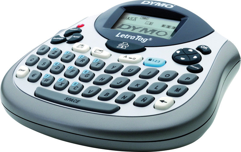 DYMO LetraTag LT-100T – Beschriftungsgerät, für LT-Bänder 12 mm, 2-zeiliger Druck