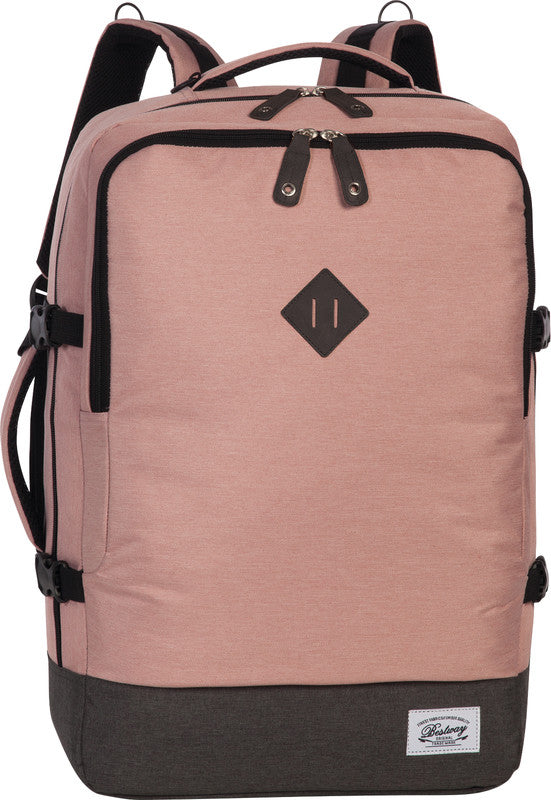 Bestway Cabin Pro Notebook-Rucksack – für Notebooks bis 17,3", 40 l, wasserabweisend, Kunststoff, rosa