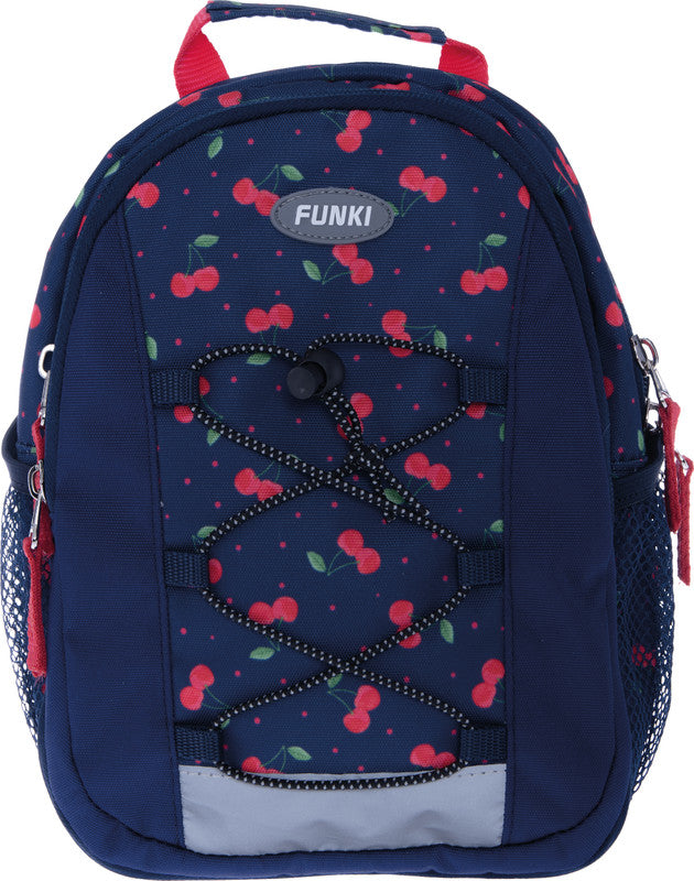 Funki Raumwunder – Kindergartenrucksack – 8–11 l, Kunststoff, Rote Kirschen