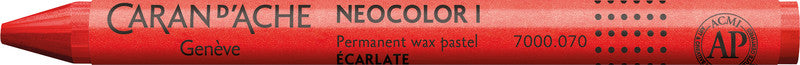 Caran d-Ache Caran d'Ache Neocolor Ölbasierter Farbstift – Scharlachrot, Mine Ø 8,6 mm