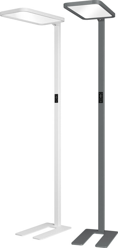 Hansa Saphir Plus Stehleuchte – 4000 K Neutralweiss, dimmbar, mit Bewegungs- & Tageslichtsensor, Anthrazit