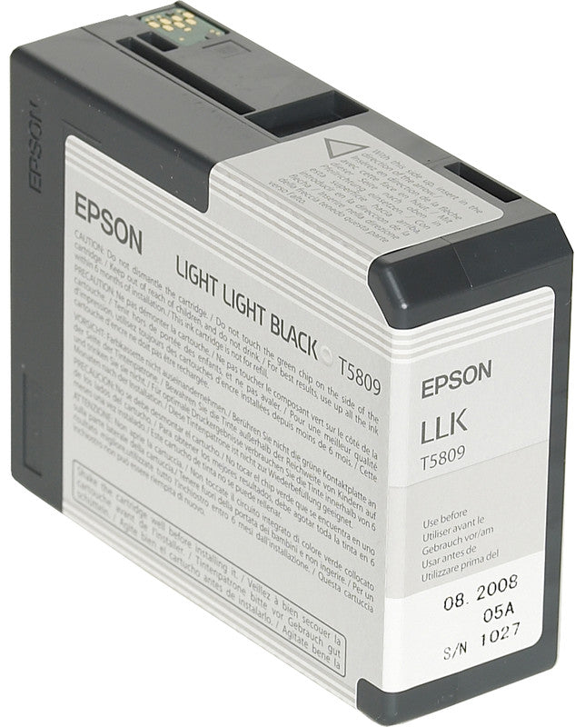 Epson Tintenpatrone T5808, Schwarz, 80 ml