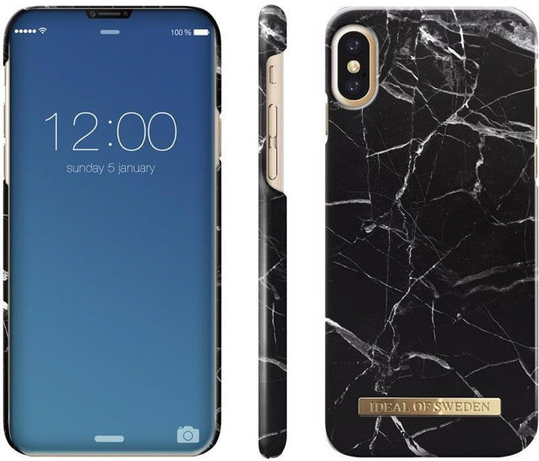 Ideal of Sweden – Backcover – für Apple iPhone X/XS – Schwarz Marmor – PC