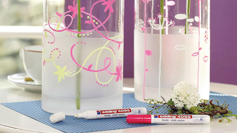Edding Kreidemarker 4095 – Rund, 2–3 mm – Neonpink