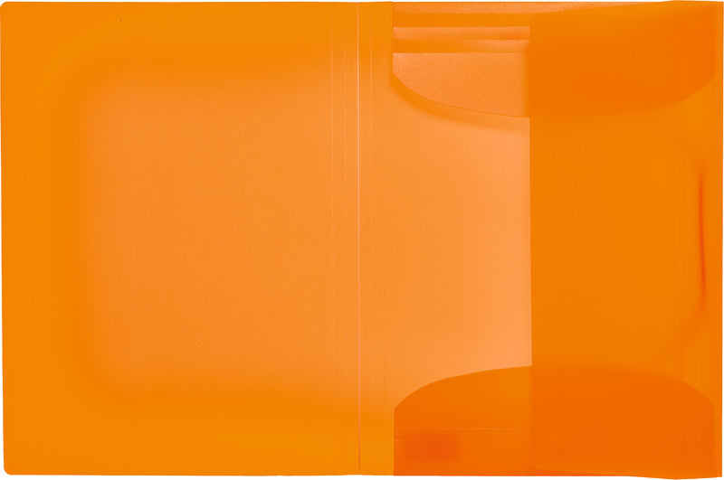 HERMA Sammelmappe, für A4, Kunststoff, orange, mit Gummizug