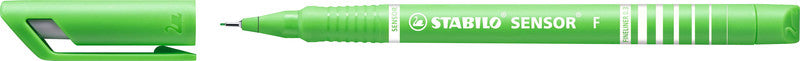 STABILO Sensor F Fineliner – 6er-Set 0,3 mm – 6 Farben, sortiert