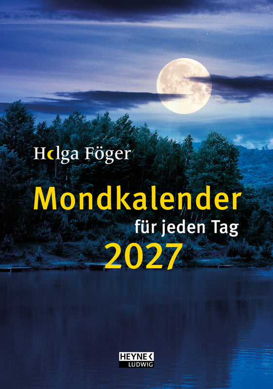 Heyne Ludwig – Abreisskalender Mond für jeden Tag 2027 – 12,5 × 18 cm – 1 Tag/Blatt – 784 Blatt – d