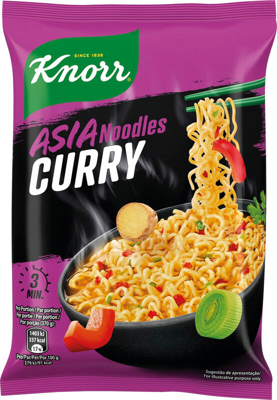 Knorr Asia Noodles Instant-Nudeln – Curry – 70 g