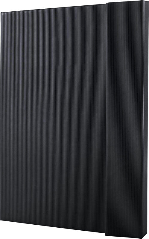 Sigel Notizbuch A4, kariert, Fadenheftung, 194 Seiten, 80 g/m² – schwarz