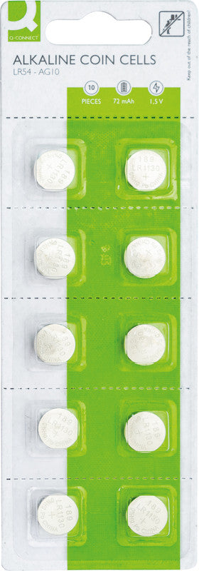 Q-connect LR54 Akku 1,5 V 72 mAh 0,11 Wh Alkaline