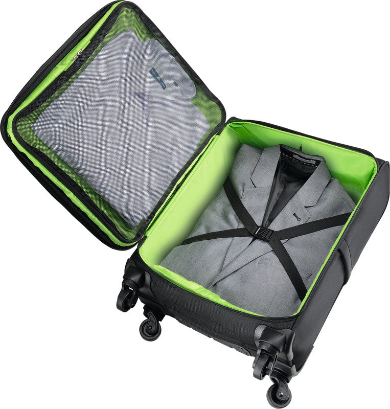 Leitz Trolley Handgepäck – 32 l, für Notebooks bis 15,6", Weichschale, 4 Rollen, schwarz, 38 × 55 × 22,5 cm
