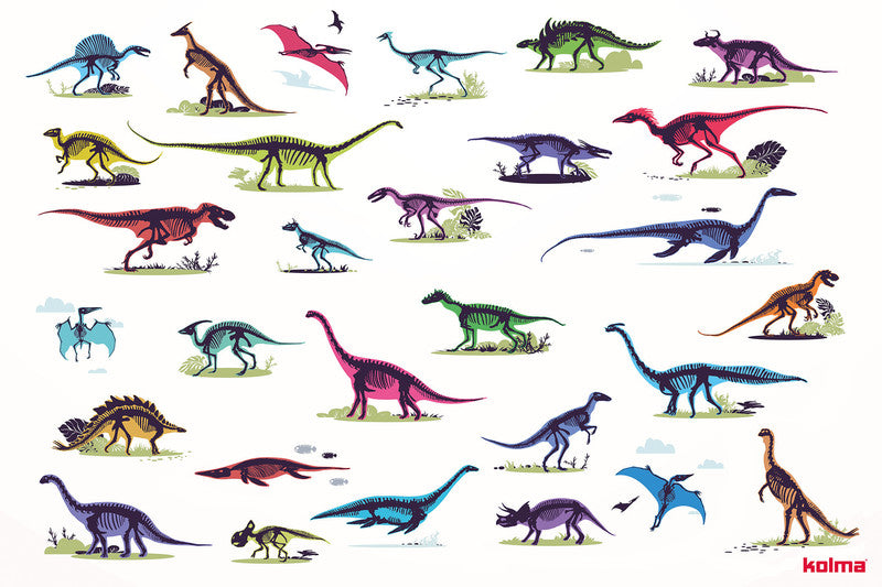 Kolma Schreibunterlage – Dinosaurier – 500 × 340 mm – PP, rutschfest