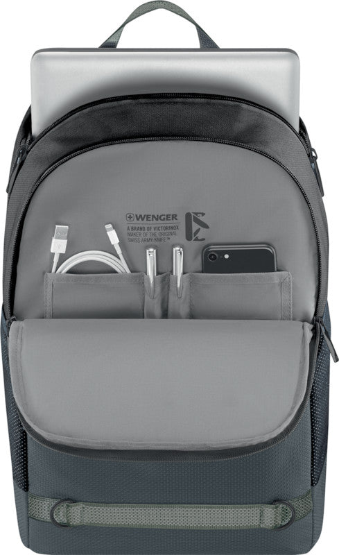 Wenger/SwissGear Wenger Tyon – Notebook-Rucksack – für 15,6"-Notebook, 23 l, rPET, schwarz