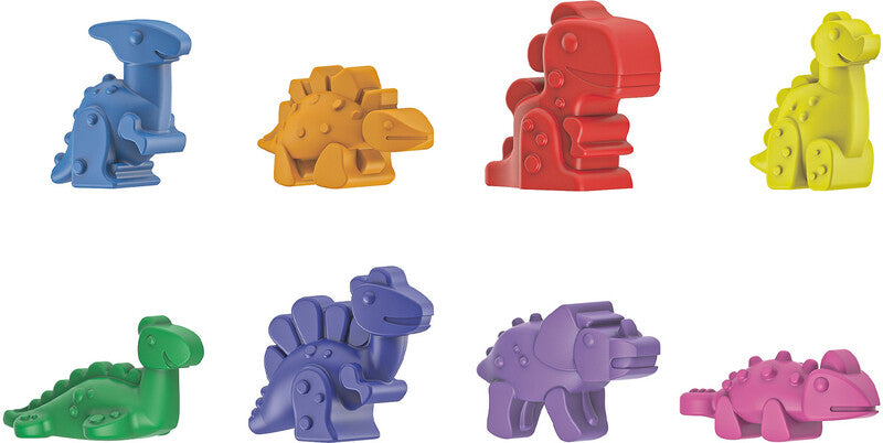 Fonzell Wachsmalkreiden – Set – 8 Farben, für dunkles Papier