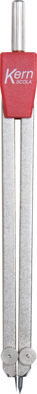 Kern scola Wandtafel-Zirkel – Schenkellänge 15 cm, Radius 23 cm, Messing, Silber