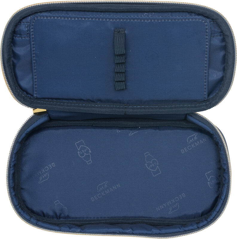 Beckmann Sport Jr. Etui, leer – Blue Bow – Kunststoff – 22,0 × 11,0 × 5,0 cm