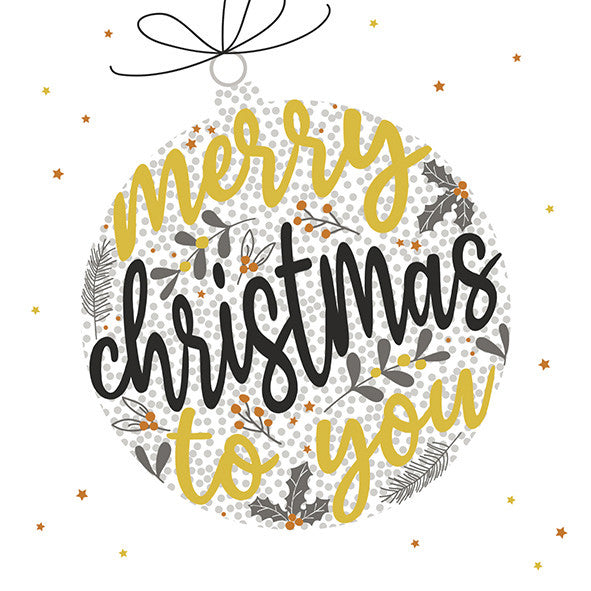 Atelier Servietten Merry to you – 33 × 33 cm – 3-lagig, Tissue – 20 Stk.
