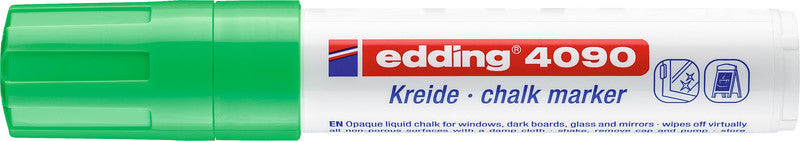 Edding Kreidemarker 4090 – Keilspitze, 4–15 mm – Hellgrün