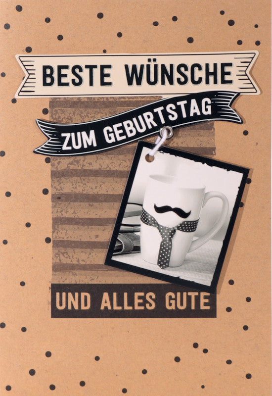 Kurt eulzer Geburtstagsgrusskarte – A6 (105 × 148 mm), Text DE, Karton