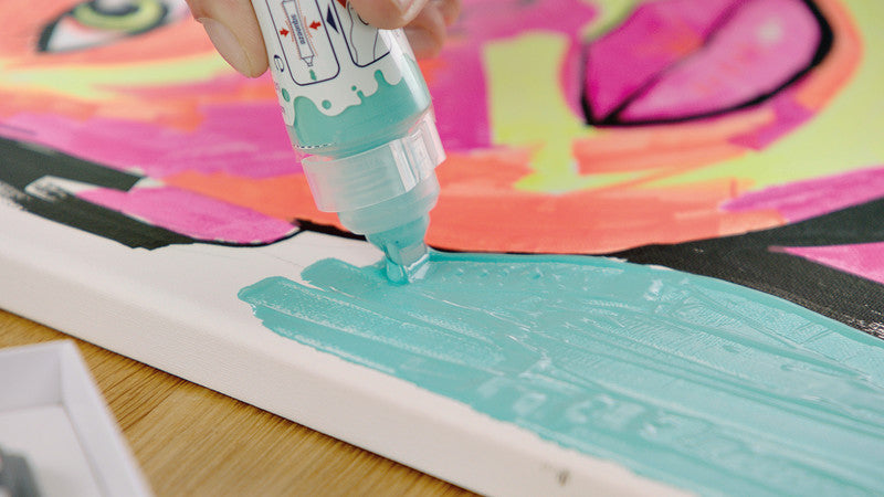 Edding Acrylmarker für Permanentmarker – sortiert, neon