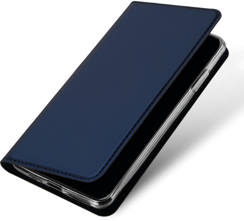 Dux Ducis Booklet-Hülle – für Apple iPhone 11 – dunkelblau – Kunstleder – mit Kartenfach, Magnetverschluss