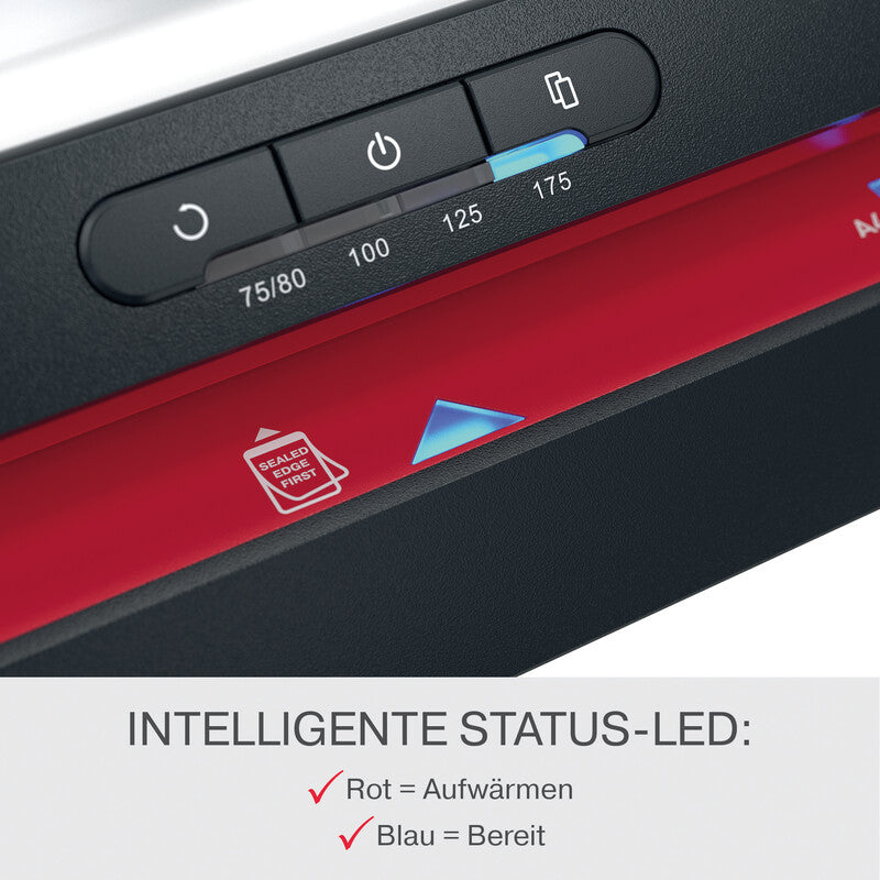 GBC 480HS Laminiergerät A3 – 4-Rollen, 75–125 µm, 1 Min. Aufheizzeit, 500 mm/min, Silber