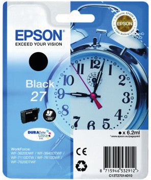 Epson Tintenpatrone 27, Schwarz, 350 Seiten