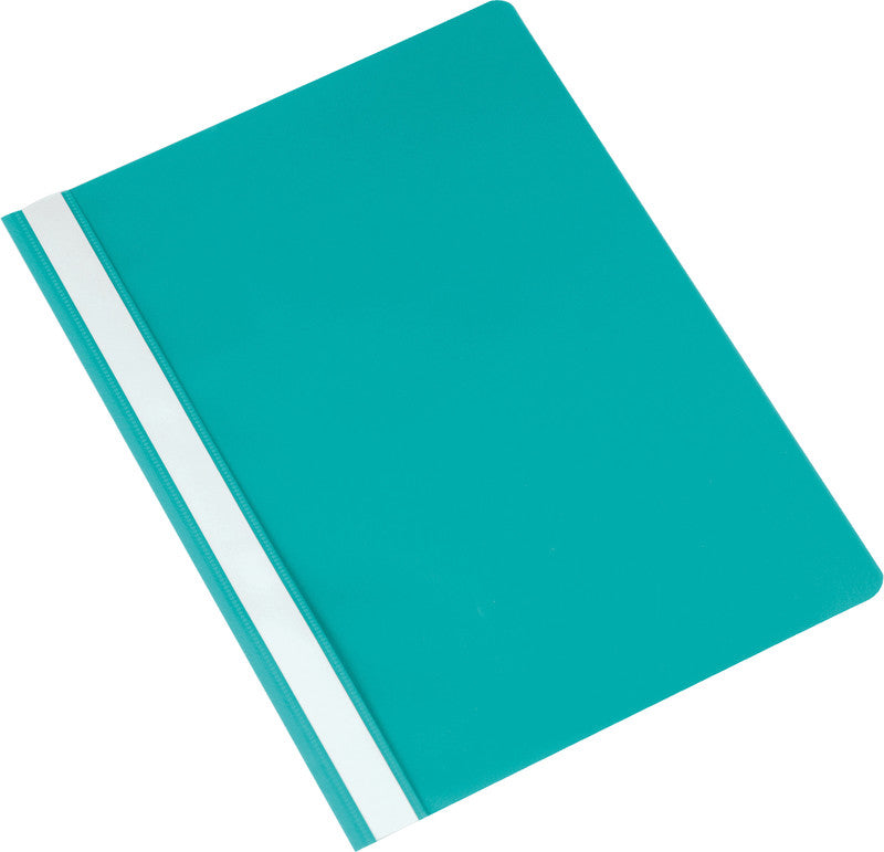 Q-connect Schnellhefter – A4, PP, mint, Beschriftungsfeld
