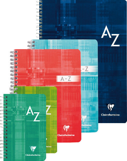 Clairefontaine Spiralheft A4, 5 mm kariert, Spiralbindung, Karton, 90 Blatt, 90 g/m² – sortiert