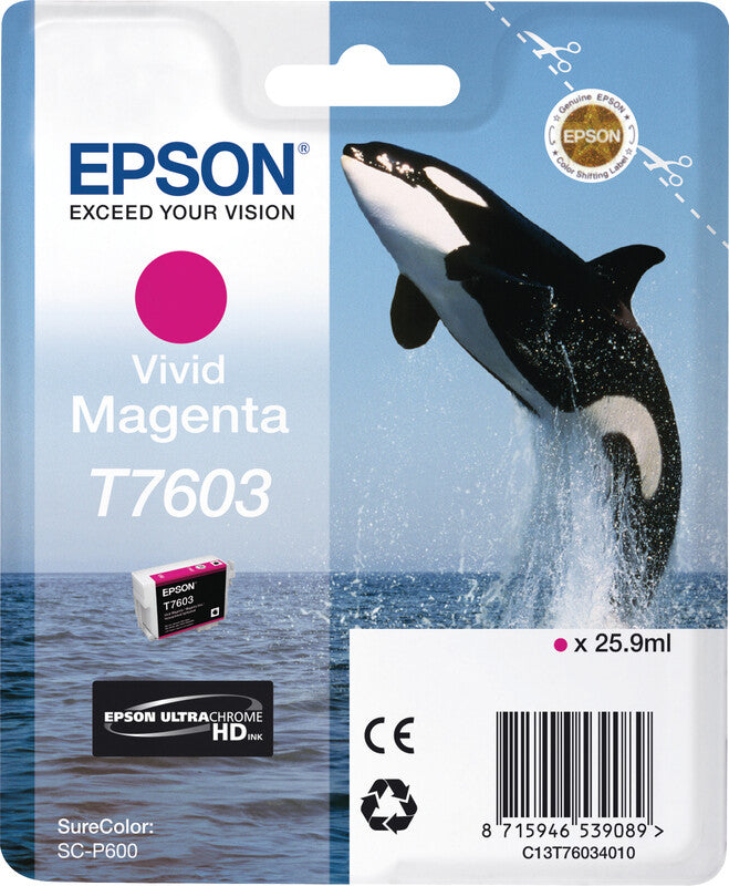 Epson Tintenpatrone 7603, Magenta, 25,9 ml