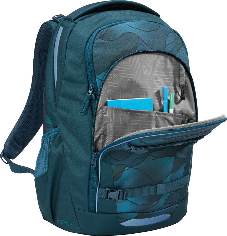 Coocazoo Rucksack Every – Crystal Waves – 30 × 46 × 22.5 cm – umweltfreundliche Verpackung