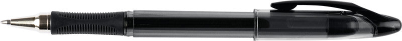 Q-CONNECT Gelschreiber – Schwarz, 0,7 mm, Kappe