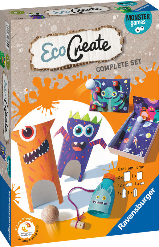 Ravensburger Bastelset Upcycling Monster Games – ab 6 Jahren