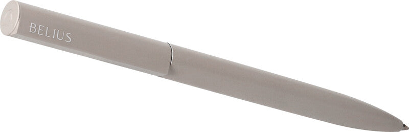 Belius Kugelschreiber – Grau, Aluminium