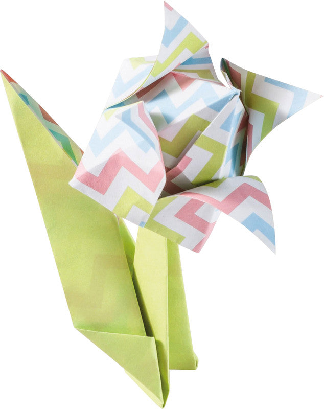 Folia Faltblätter-Set, Blumen – 150 × 150 mm – 80 g/m² – sortiert – 170 Blatt