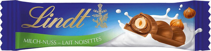 Lindt Schokoladenriegel – Haselnuss, Milch, 35 g