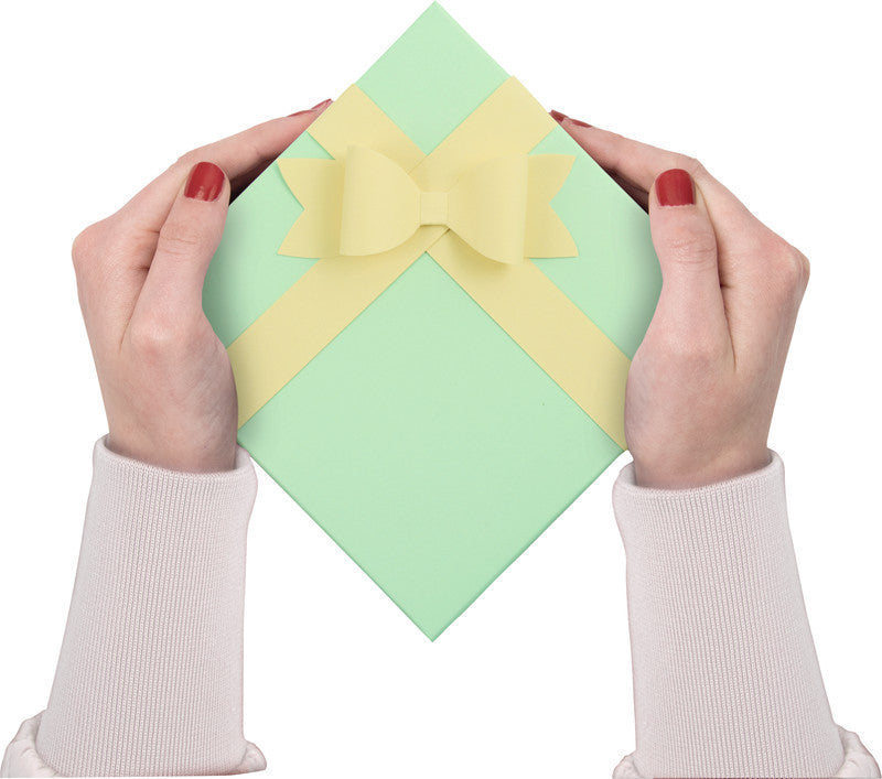 Folia Geschenkbox – pastell, farbig sortiert – 12 Stk. – zum Basteln – 35 × 20 × 35 mm bis 145 × 75 × 145 mm