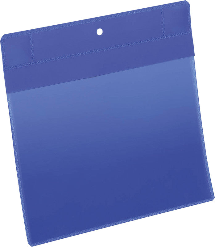 Durable Magnetische Kennzeichnungstasche – A5 quer – Blau – 10er-Pack