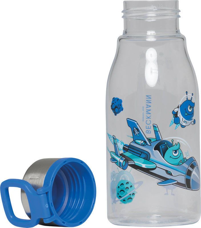 Beckmann Trinkflasche Classic – 4 dl – Kunststoff (Tritan), Schraubverschluss, auslaufsicher – Galaxy