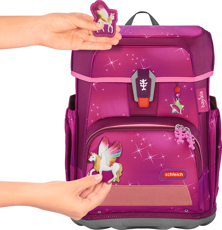 Step by Step Schulrucksack-Set Cloud – 5-teilig – Geflügeltes Regenbogeneinhorn