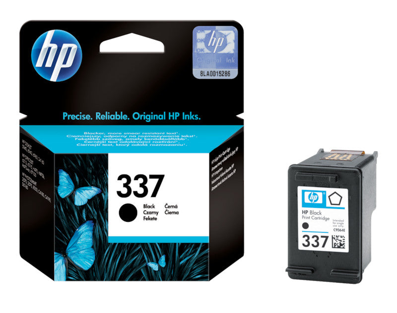 HP Tintenpatrone 337, Schwarz, 420 Seiten – für Inkjetdrucker/Multifunktionsgeräte