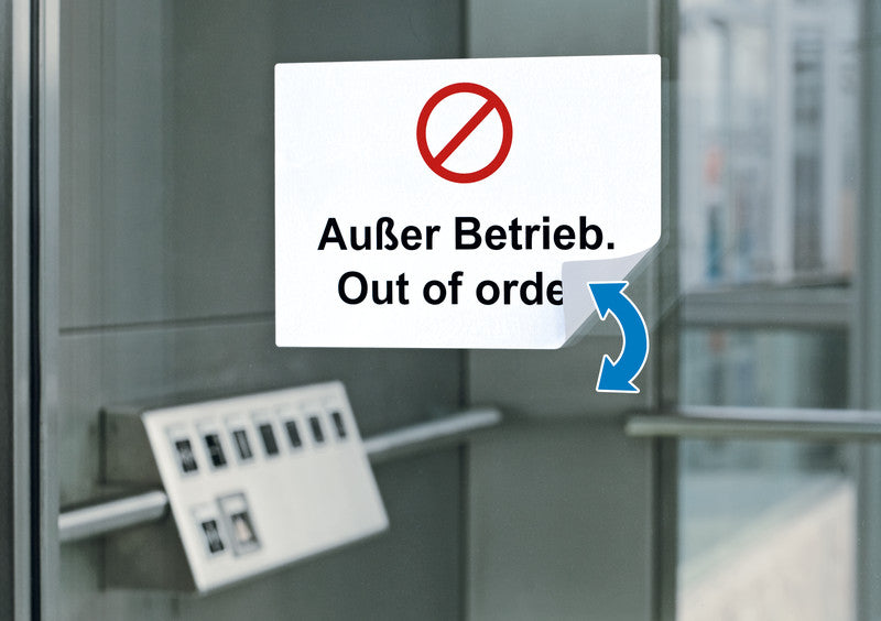 HERMA Druckeretiketten, 25 mm × 17 mm, weiss, Papier, ablösbar, 25 Blatt