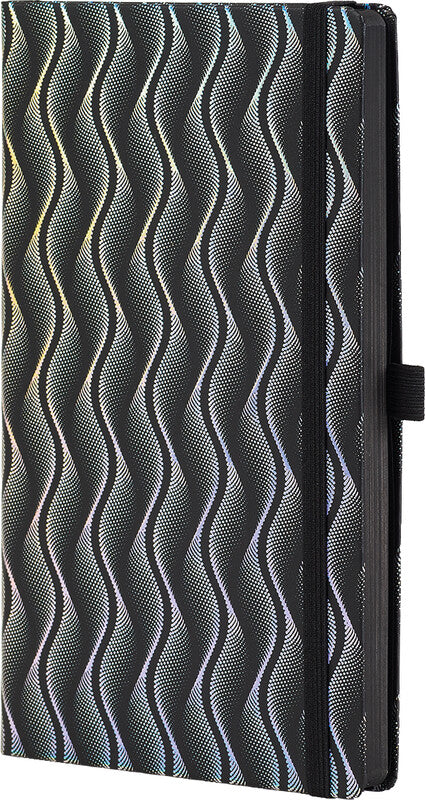 Castelli Notizbuch – A5 – liniert – 192 Seiten – 80 g/m² – gebunden, Gummiband, Stiftschlaufe – mehrfarbig