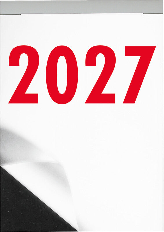 Biella Abreisskalender 1 Tag/Blatt – dreisprachig D/F/I – 2027 – 9,8 × 14,2 cm