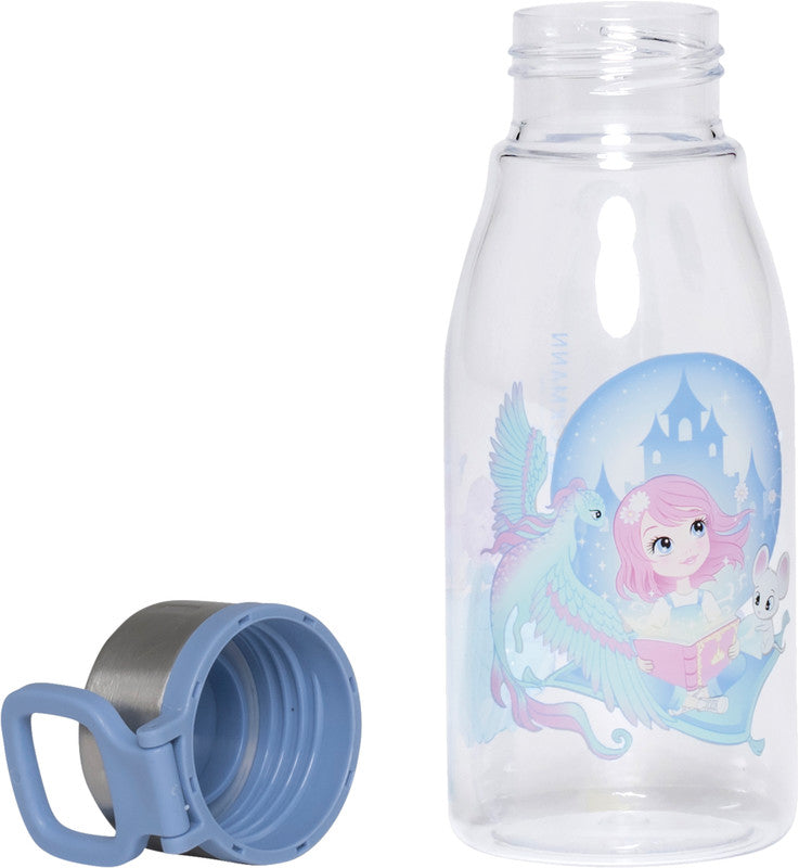 Beckmann Trinkflasche Classic – 4 dl – Kunststoff, Schraubverschluss, auslaufsicher – Fairytale